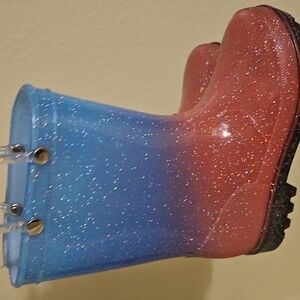 Girls Rainbow rain boots